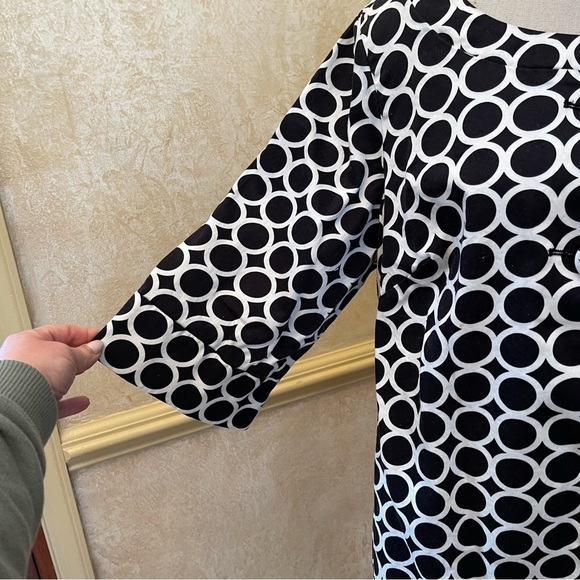 Ecology Women Sz 1X Cotton buttoned front lightweight jacket geo print Blazer - Picture 6 of 13